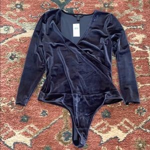 Velvet bodysuit